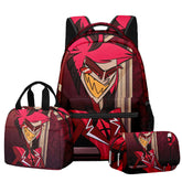 Alastor Schoolbag Travel Backpack Shoulder Bag Pencil Case Three-Pieces Set Gift for Kids Students